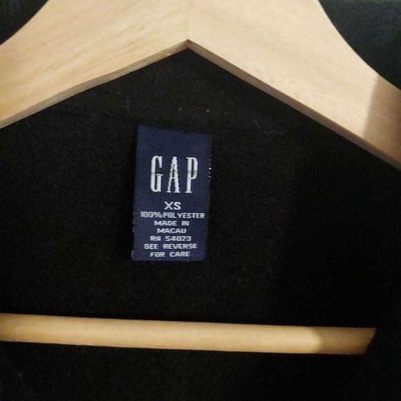 Gap black soft fleece full zip jacket - Picture 5 of 6